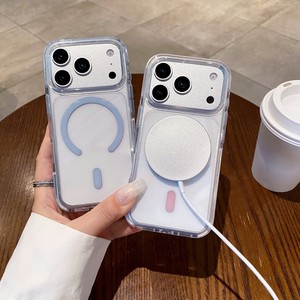 เคสแม่เหล็กสีลูกกวาดสำหรับ iPhone 18 17 Air 16 15 14 13 12 11 Pro Max Plus  ซิลิโคนใสกันกระแทกแบบนิ่ม - Product Image 2