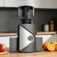 Extracteur de jus à large goulotte d'alimentation avec moteur 250W et rendement élevé en jus, presse-agrumes lent à mastication