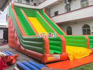 Toboggan aquatique gonflable en PVC pour l'extérieur, 2 pistes, usage commercial pour adultes, <span class=keywords><strong>avec</strong></span> <span class=keywords><strong>piscine</strong></span> amovible - Product Image 4