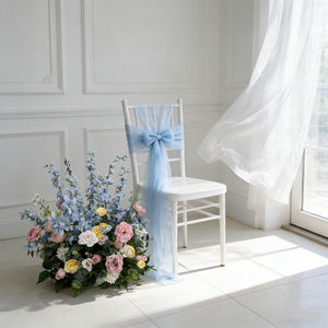 Flores Artificiales de Seda Personalizadas para Decoración de Pasillos y Escenarios, Arreglo de Rosas, Camino de Mesa, Decoración para el Año Nuevo Chino, Hecho a Mano, Largo - Product Image 3