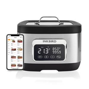 Temperature Range 40-95 Multi-Use Pressure <b>Cooker</b> 1.5 Qt 1000W App-Controlled Digital Timer Control Stainless Steel Household - Product Image 2