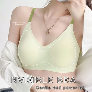 Soutien-gorge sans couture pour adolescent, sans fil, Anti-affaissement, bonnet 36A à D, soutien-gorge de levage des seins, ajustement, cacher la graisse dans le dos, soutien-gorge de sport confortable - Product Image 6