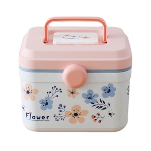 Caja de Almacenamiento de Plástico Rectangular One Love con Compartimento para Medicamentos, Cosméticos y Accesorios de Uñas - Product Image 5