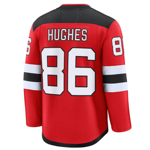 Camisetas de Hockey para Hombre, Completamente Cosidas, de los Jugadores Destacados 13 Nico Hischier, 30 <span class=keywords><strong>Martin</strong></span> Brodeur, 86 Jack Hughes, Tallas S-3XL - Product Image 5