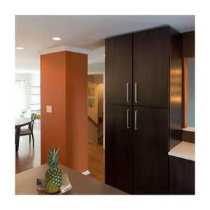 CBMMart <span class=keywords><strong>Blanc</strong></span> Manque Armoires de cuisine modernes Armoire Porte-vaisselle pour armoire de cuisine de cuisine avec portes en verre - Product Image 2