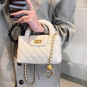 Sac bandoulière unisexe 2025 Nouveau style Sac à main Luxe léger Unique Sensation haut de gamme Style français Cuir véritable Capacité 1L - Product Image 3