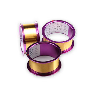 純度99.99% 純金ワイヤー 0.015mm 0.018mm 0.02mm 0.025mm 0.03mm - Product Image 1