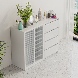 <b>Nail</b> Polish Storage Cabinet <b>Nail</b> Salon Display Cabinet with Drawers Manicure Gel Polish Organizer Cabinet for Beauty Salon - Product Image 1