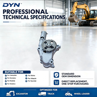 DYN 8-98276988-1 8982769881 Ensemble de pompe à huile pour moteur diesel 6WG1 6WF1, pièces de machines de construction pour excavatrices ZAX450 ZAX470