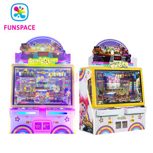 Funspace Indoor Arcade Redemption Tickets Máquina <span class=keywords><strong>de</strong></span> juego Premio <span class=keywords><strong>de</strong></span> regalo que funciona con monedas 2 Palyers Bead Pushing Game Machine - Product Image 4