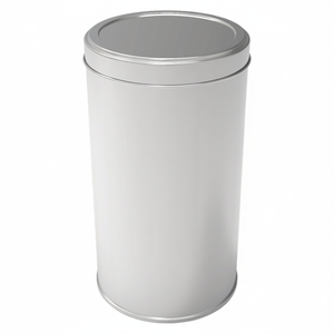 Caja de Lata Cilíndrica Kontensan de 750 ml para Té y Café, Modelo L987, Diámetro 99 mm, Altura 118 mm - Product Image 2