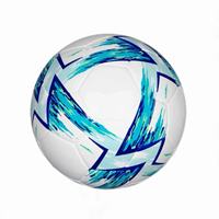 Ballon de football professionnel personnalisable avec logo, taille 5, durable, de haute qualité, thermocollé, cousu à la machine, pour compétition en salle – Offre spéciale