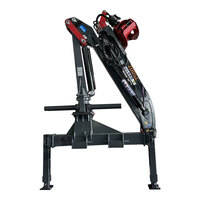 7.5m braccio pieghevole inverso idraulico silvicoltura tronco di legname caricatore rimorchio con gru presa per le operazioni forestali