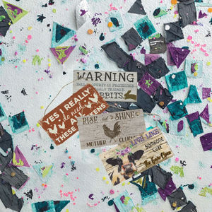 עץ משק בית עץ תליית שלט צבועה בחווה צבועה משק חיות עבור פרגית סוסים עוף עץ לקישוט הבית - Product Image 3