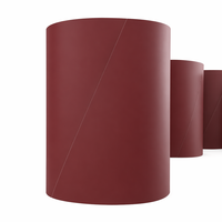 Bande abrasive en oxyde d'aluminium rouge à imprimé léopard, taille personnalisée, outils abrasifs pour le polissage du bois et du métal