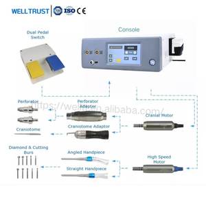 Surgical Power System Veterinary Set Spine Cirurgia Ferramentas Instrumentos Craniotome Perfurador Espinhal Broca De Alta Velocidade Neurocirurgia - Product Image 3