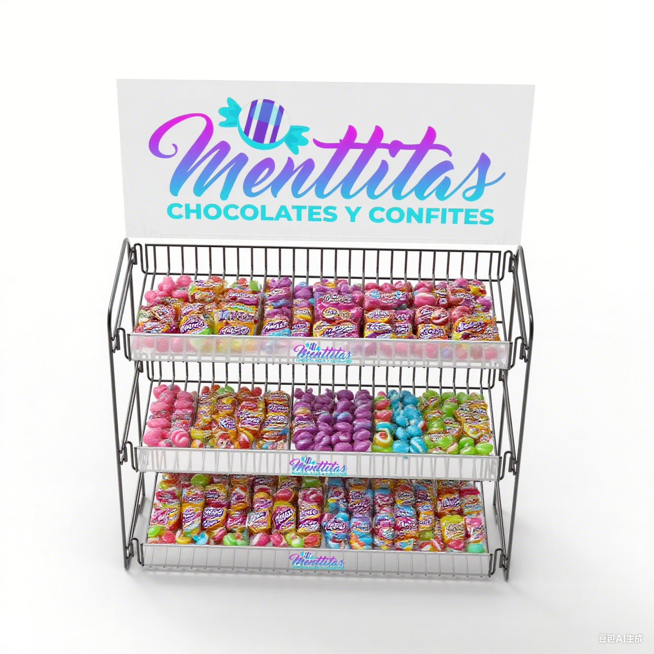 Apache Customized Metal Iron Wire Stand Easy Assembly for Supermarkets & Retail Stores & Snack Brands — view 1