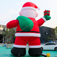Décoration de Noël gonflable pour l'extérieur, modèle personnalisé de Père Noël gonflable en forme de personnage de dessin animé