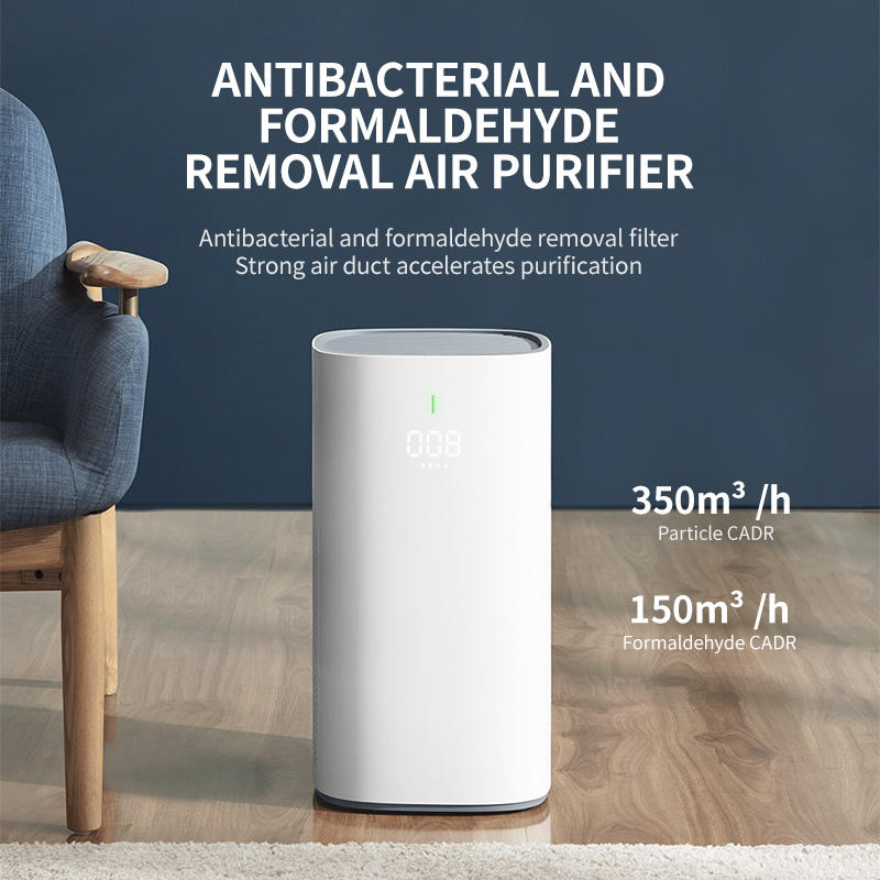 Portable Intelligent Home Air Purifier With UV - Image 3