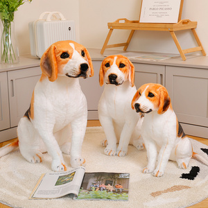 Dễ thương Beagle sang trọng con chó con búp bê sang trọng Đồ chơi đồng hành sang trọng Đồ chơi trẻ em 'món quà trang trí nhà - Product Image 3