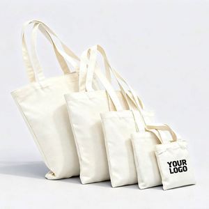 Sac fourre-tout tendance avec logo, imprimé floral, en toile, cadeaux promotionnels personnalisés - Product Image 1