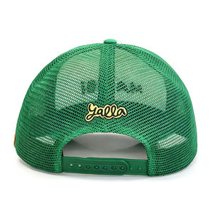 Casquette de baseball en mousse bicolore multicolore en gros, avec logo brodé personnalisé, 5 panneaux, en maille éponge, casquettes trucker à fermeture snapback - Product Image 6