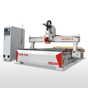 2030 Cnc Router Machine for Wood Aluminum 3 Axis Cnc 1325 Wood ATC CNC With Vacuum Table