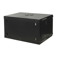 Rack de Servidor de Pared de 19 Pulgadas, 4U, SPCC, con Certificación CE, RoHS e ISO, Tamaño Personalizado, Gabinete de Red con Puerta de Vidrio para Uso Doméstico