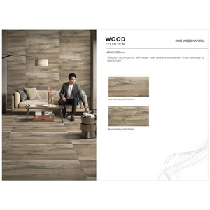 French Wood Brown Natural Texture Porcelain Tiles 600x1200mm Premium Wood Look Ceramic Collection - Product Image 1