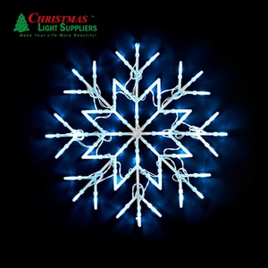 Customization 50 LED <strong>Snowflake</strong> <strong>Window</strong> <strong>Lights</strong> New Christmas LED <strong>Snowflake</strong> White Plastic <strong>Lights</strong> IP44 Rated for <strong>Window</strong> Deocaration - Product Image 1