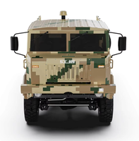 Camion RC 6x6 brossé Rlaarlo 1/10 RTR HongYan HY6 avec boîte de vitesses à 2 rapports, autonomie de 35 minutes, portée de 100 m, 6 roues motrices, tout-terrain