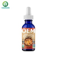 Édulcorant liquide naturel et biologique au fruit du moine OEM/ODM en gouttes, marque privée, sûr pour adultes