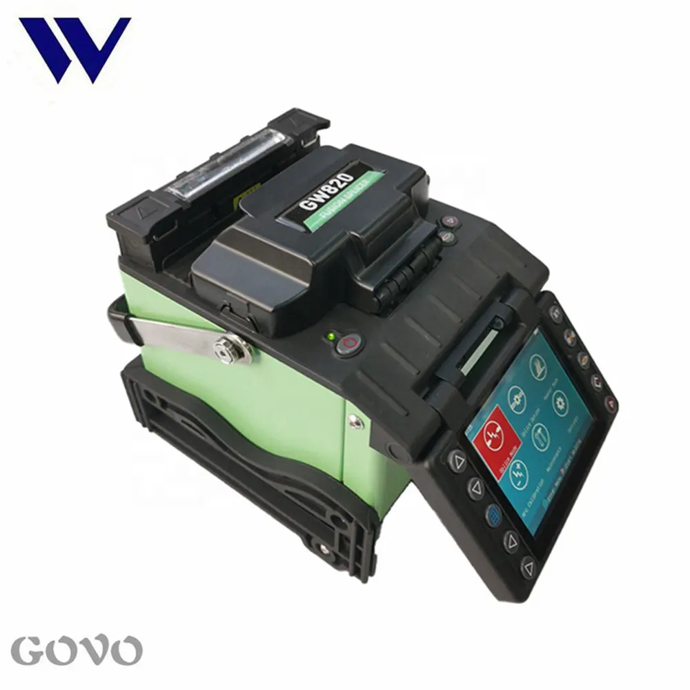 GOVO 5 inch OFC splicing kit GW820 Chinese splicing machine fusion splicing machine with fiber cleaver