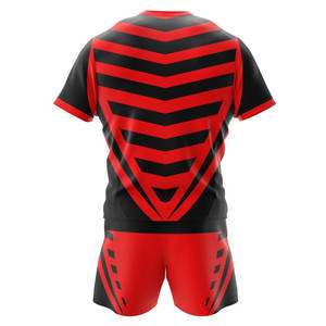 Uniforme de Rugby Personalizado para Hombre, Manga Corta, Transpirable y que Absorbe la Humedad, 100% Poliéster, Hecho en Pakistán, Alta Calidad, Talla Adulto - Product Image 2