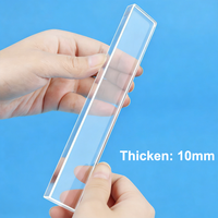Support de reçus et de tickets transparent en acrylique pour les magasins de thé au lait, les restaurants, les cuisines, les bureaux de caisse