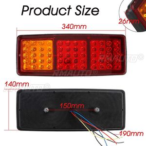 2 pièces Feux arrière LED 24V pour camion, feux stop, clignotants, feux de recul pour Kamaz, remorque, camion, bus, caravanes, tracteur - Product Image 6