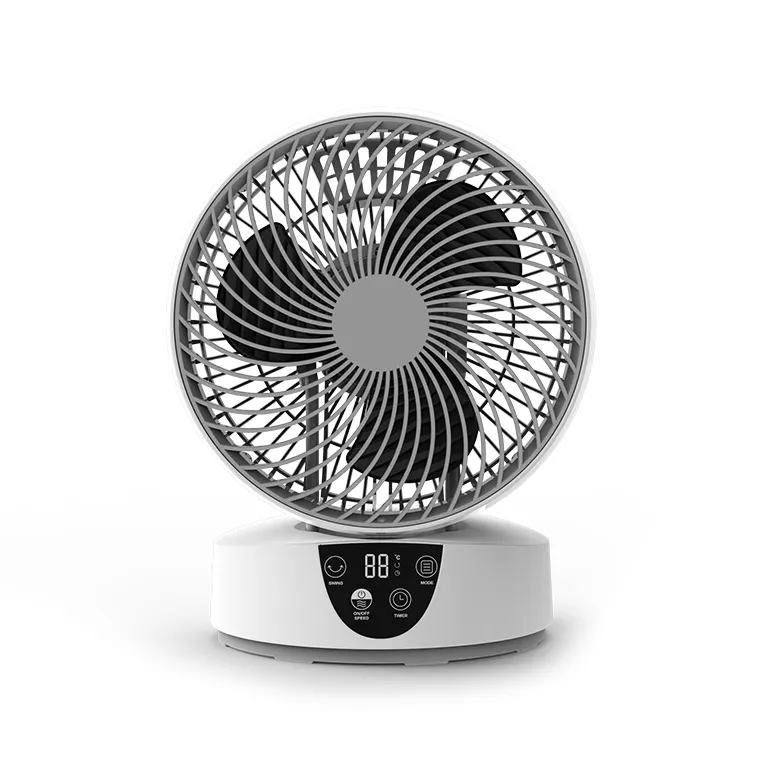 Air cooling indoor floor Wholesale new design low-decibel Portable OSC left and right auto 90 LED Display sleep mode patent fan