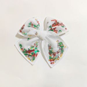 คลิปหนีบผมวาเลนไทน์แบบตาข่ายประดับโบว์คลิปผมลูกปัดดินเหนียวที่หนีบผมทรงหูกันน่ารัก - Product Image 4