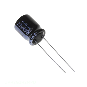 Distribuidor Autorizado, Condensador de Aluminio de 2.2 uF, 20%, 400V, Radial, UVR2G2R2MPD - Product Image 1