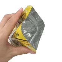 Sacs en Mylar personnalisés avec fenêtre visuelle et conception anti-odeur pour l'emballage de fleurs, de bonbons, de biscuits et d'herbes