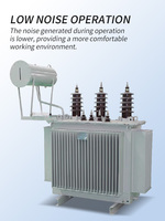 Transformateur de distribution triphasé immergé dans l'huile série S11 S11M 10 kVA, haute efficacité, faibles pertes