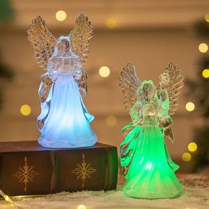2026 New Christmas Decoration Gift LED Glowing <b>Angel</b> Night Light <b>Crystal</b> <b>Angel</b> Glowing Decoration Ornaments Christmas Gifts - Product Image 3