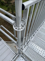 Échafaudage industriel en acier moderne de Chine, résistant à la corrosion, galvanisé à chaud, haute résistance, pour atelier