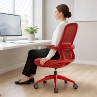Chaise de bureau moderne pour la maison, hauteur de siège réglable, pivotante, inclinable, conforme CE EN 1335, vente en gros, approvisionnement direct usine