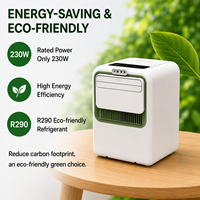 AC Portabel Mini Grosir 2000BTU Hanya Pendingin Untuk Penggunaan Luar Ruangan RV Tanpa Selang Pembuangan Kantor Meja Kerja