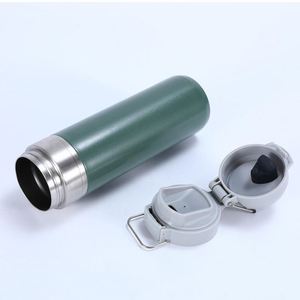 Portable 800ML Stainless Steel Insulated Water <b>Bottle</b> Wall Vacuum Cup for Camping 400ML Capacity - Product Image 5
