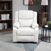Fauteuil de massage pliable inclinable en tissu, design moderne, une place, pour la maison, le bureau, le salon, l'hôpital