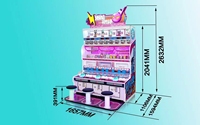 Vente Flash : Machine de tir d'arcade Master Gunner pour 3 joueurs, à monnayeur, jeu de rédemption de prix avec système d'échange de cadeaux