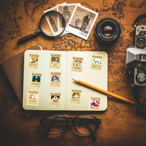 Nuevo Paquete de 50 Pegatinas Vintage de Anime, Nami, <span class=keywords><strong>Luffy</strong></span>, Zoro, Chopper, <span class=keywords><strong>One</strong></span> <span class=keywords><strong>Piece</strong></span> - Product Image 6