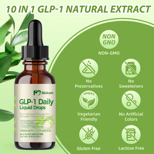 Biokom OEM etichetta gocce liquide con berberina HCI, tè verde, cannella di Ceylon, Aloe Vera, bromelina e Coenzyme-Q10 per la digestione - Product Image 4